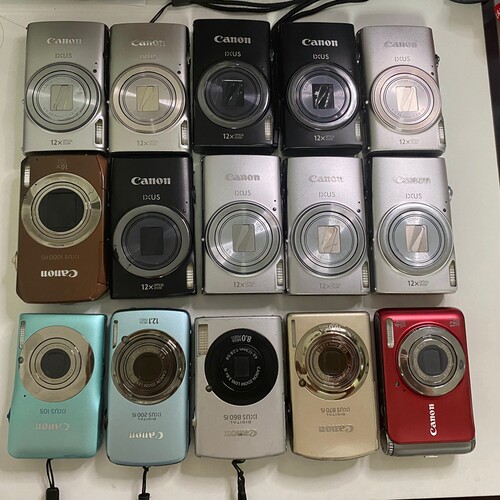 佳能CCD复古冷白皮伸缩镜头相机