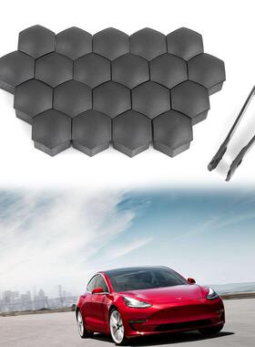 盖套件Y适用保护/于特斯拉3螺丝帽轮毂Model中心Tesla汽车车轮