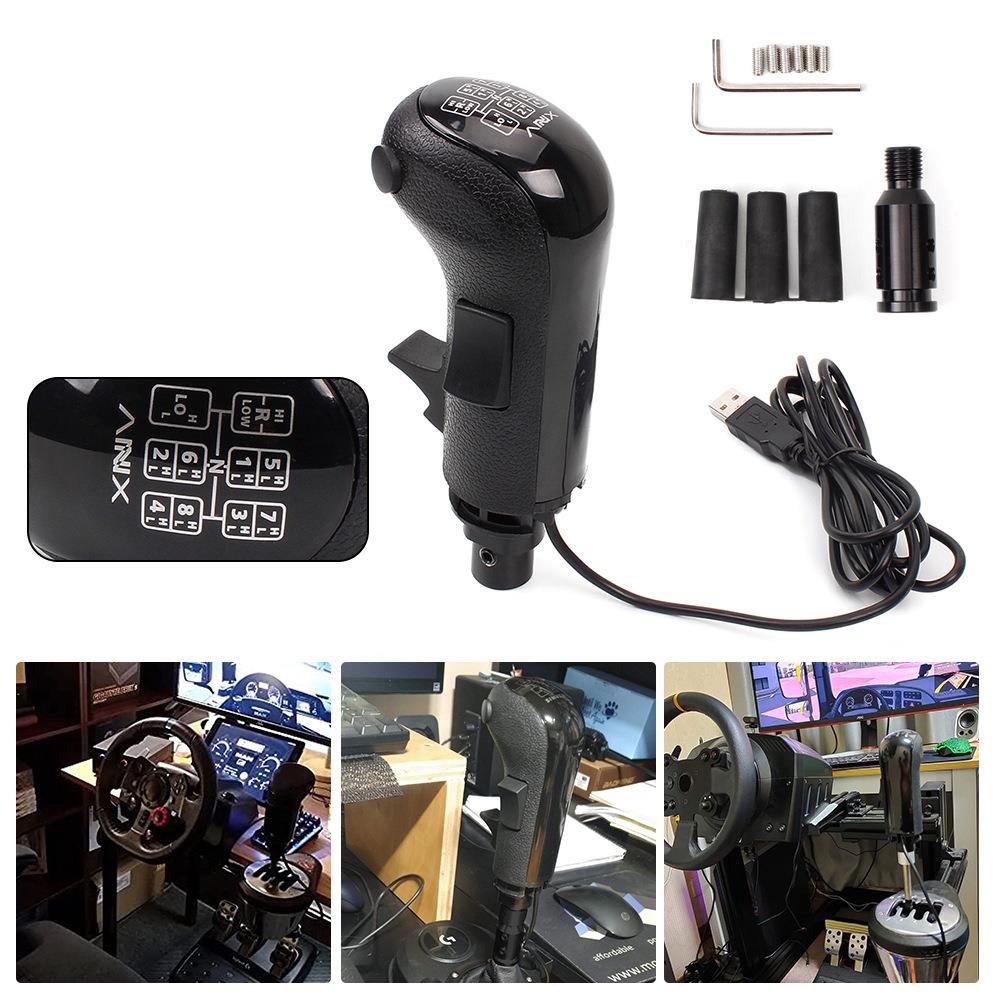 于G27头适用排挡G25摇杆罗技摇杆器赛车模拟器换挡游戏手球G29
