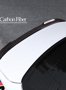 汽车碳纤维宝马改装款免5于F30F353跨境刀锋打孔系系尾翼M4适用