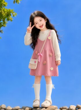 日本JGYP2026新款女童长袖连衣裙