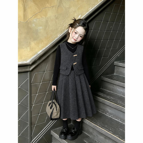 日本JGYP2026新款女童连衣裙秋冬