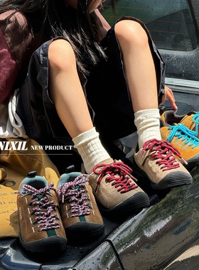 日本JGYPDM2026新款山系户外儿童鞋男童运动鞋女童时尚露营休闲鞋