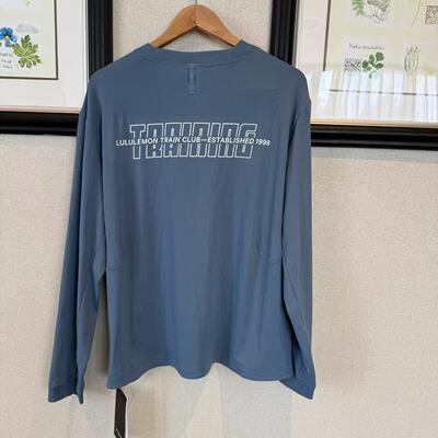 lululemon easyset train LS 男士运动长袖