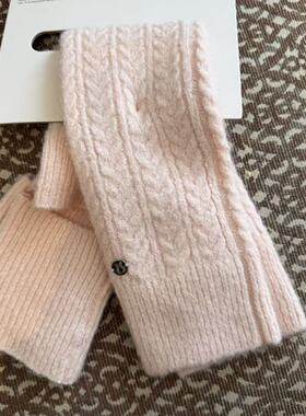 lululemon wool-blend cabel-knit leg warmers 保暖腿套