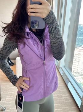 Lululemon Another Mile Vest 女士外套背心 帽领可拆卸