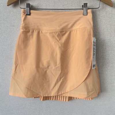 运动走光露露卤卤短裤柠檬网球裙