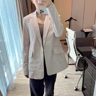 lululemon relaxed-fit Twill blazer 女士西装外套