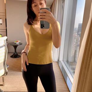 luulemon align tank Waist 女士运动背心 含胸垫 裸感面料