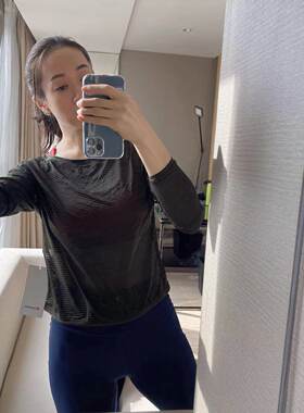 女士运动长袖lululemon