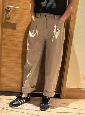 lululemon city sleek 5Pkt wide leg pant 高腰直筒裤 茧型长裤