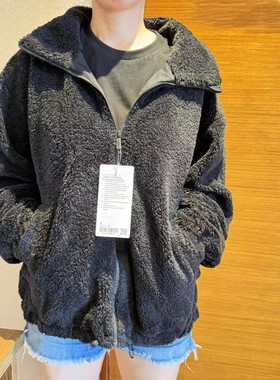 Lululemon Cinchable Fleece Zip Up 女士羊羔绒短款外套