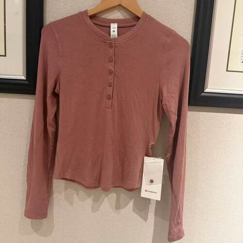 lululemon hold tight long-sleeve henley 女士长袖衫