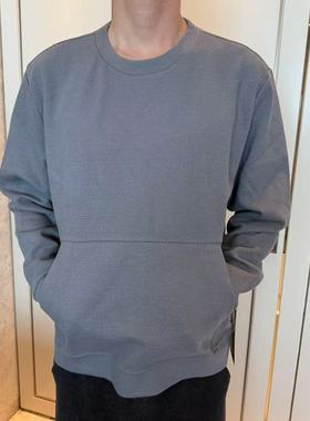 lululemon textured spacer 男士纹理圆领套头衫