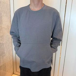 纹理圆领套头衫 lululemon 男士 spacer textured