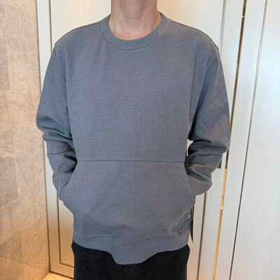lululemon textured spacer 男士纹理圆领套头衫