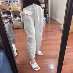 lululemon mixed fabric  tapered Hr pant 女士高腰休闲长裤