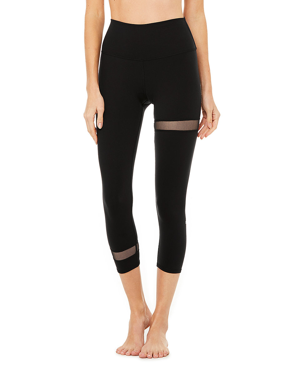Alo Yoga high-waist spatial capri  女士高腰8分裤
