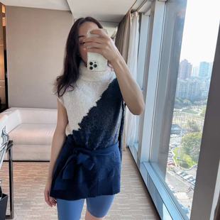 Lululemon Ombre Knit Textured Poncho 女士无袖羊毛衫