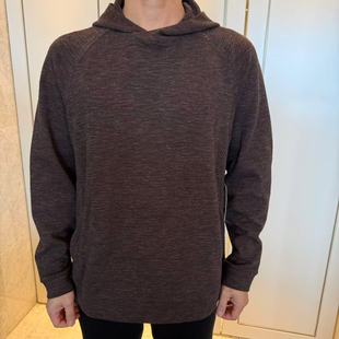 lululemon textured 男士双面针织棉混纺连帽卫衣