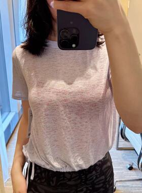 lululemon lightweight side-cinch 女士瑜伽短袖T恤