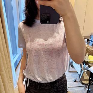 lululemon lightweight side-cinch 女士瑜伽短袖T恤