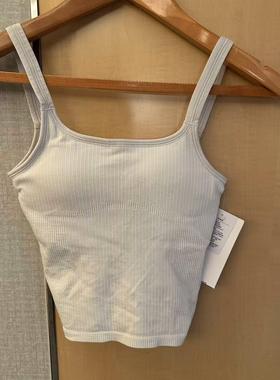 lululemon ebb to street 女士低圆领短款运动背心 B/C