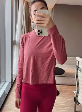 Lululemon Classic-Fit Cotton-Blend Longsleeve 瑜伽长袖T恤