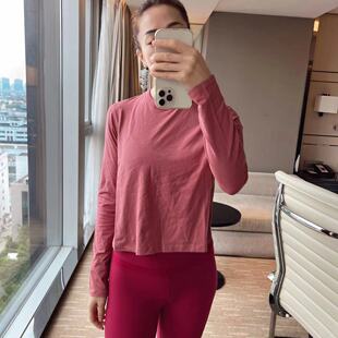 Lululemon Classic-Fit Cotton-Blend Longsleeve 瑜伽长袖T恤