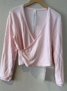 lululemon becalm wrap-front Ls 女士长袖T恤