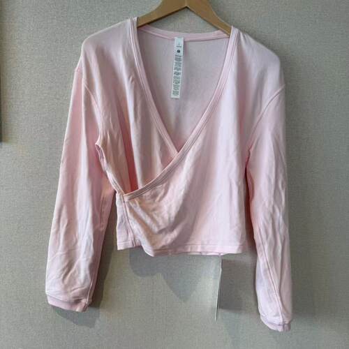 lululemon becalm wrap-front Ls 女士长袖T恤