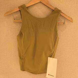 lululemon nulu twist back yoga tank 女士运动背心 含胸垫