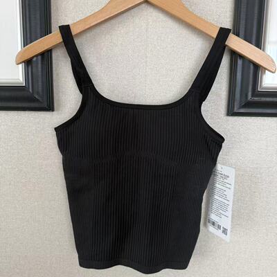 lululemon ebb to street 女士低圆领短款运动背心 B/C