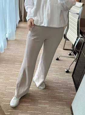 lululemon ribbed softstreme MR pant 30'' 女士直筒长裤 螺纹