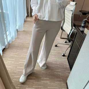 lululemon ribbed softstreme MR pant 30'' 女士直筒长裤 螺纹