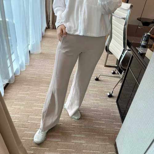 韩版高腰新款开叉弹力西装