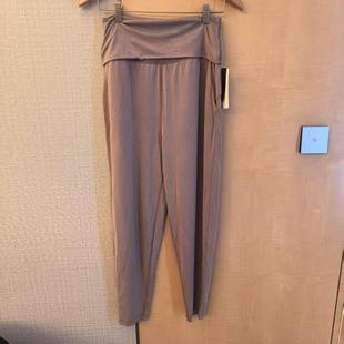 瑜伽裤 lululemon cupro女士铜氨纤维折叠腰部宽松款