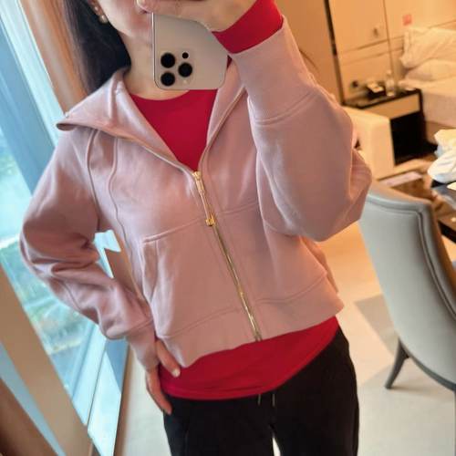短款连帽全拉链外套lululemon