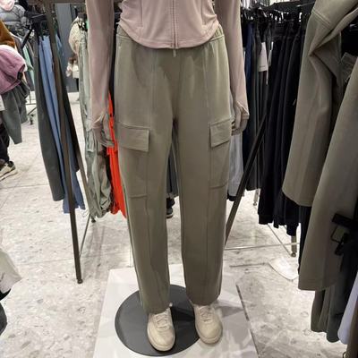 lululemon scuba 女士中腰阔腿裤