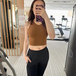 lululemon mesh-back cropped training tank 后背网纱运动文胸