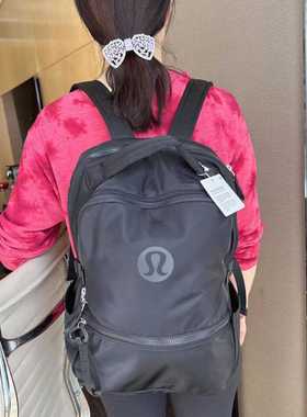 lululemon new crew backpack 双肩背包 可套拉杆箱 22L