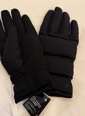 lululemon men's wunder puff gloves 男士保暖手套 L码