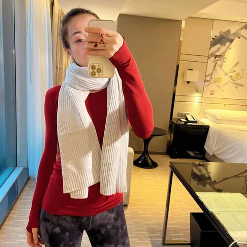 lululemon美丽奴软羊毛围巾