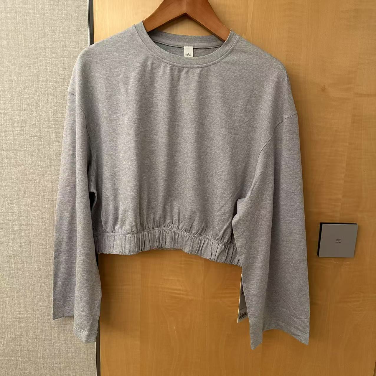 lululemon  soft  jersey 女士宽松款圆领套头针织衫