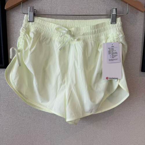 Lululemon side-cinch 女士运动侧边抽绳高腰短裤 1.5''