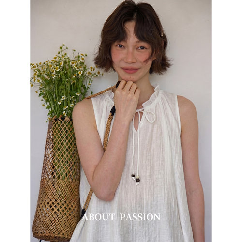 【07.17上新】About Passion ·系带木耳边吊带背心