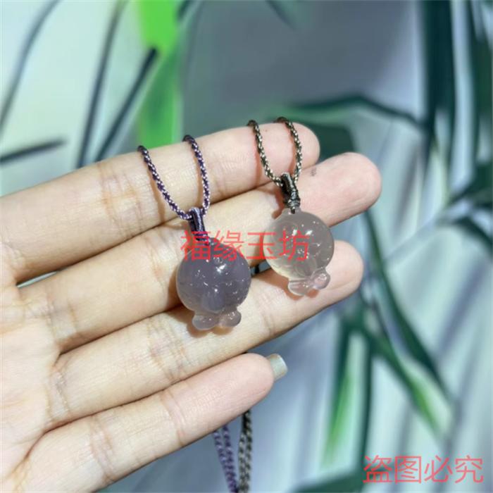 新品天然玛瑙吊坠萌萌哒小鱼玉髓项链坠儿童礼物