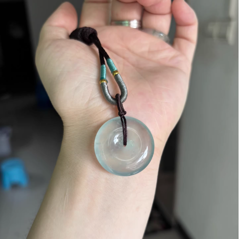 新品缅甸冰种巴山翡翠尺寸26.6-5.6平安扣吊坠老坑玻璃种玉坠扣子,珠宝/钻石/翡翠,颈饰,淘宝优惠券,粉丝福利购,淘宝优惠卷