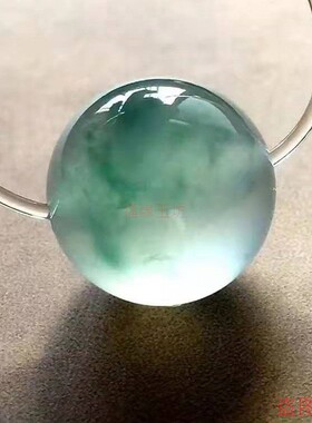 缅甸翡翠珠子冰种飘花
