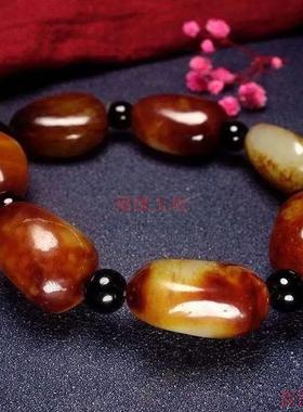 精品手链红沁皮男女款